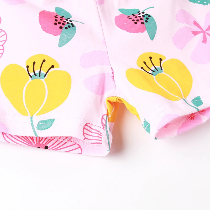 Kids Summer Pajama Set – Dinosaur Cartoon Vest & Shorts