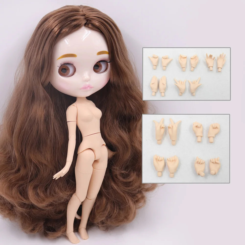 ICY DBS 1/6 BJD Blythe Doll – 30cm Jointed Anime Doll White Skin