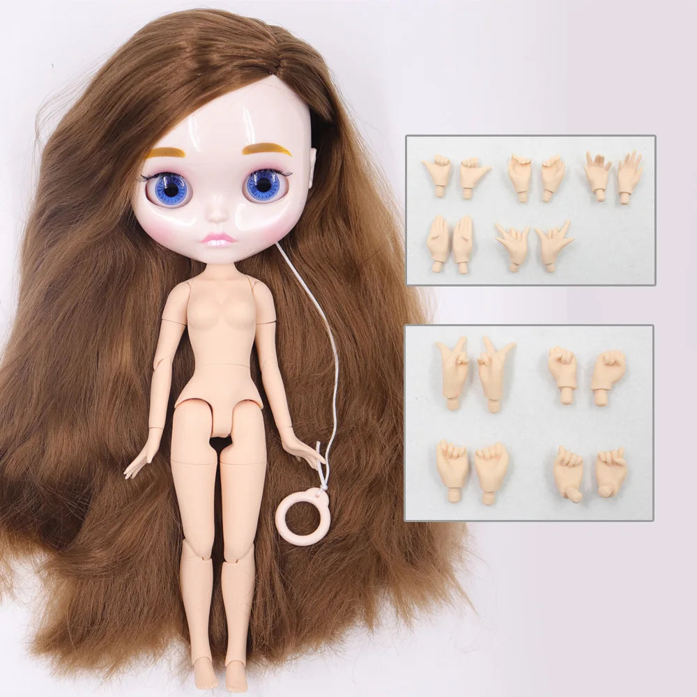 ICY DBS 1/6 BJD Blythe Doll – 30cm Jointed Anime Doll White Skin