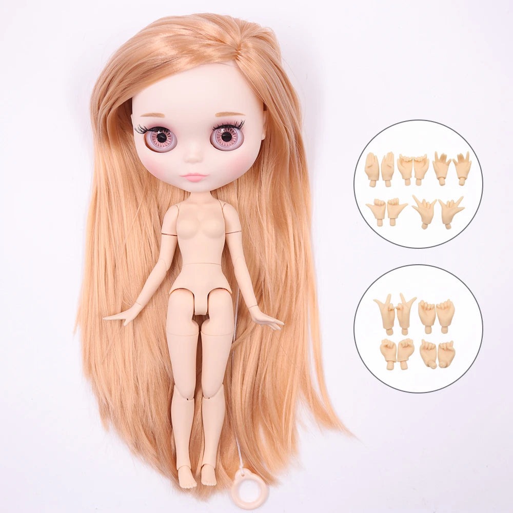 ICY DBS 1/6 BJD Blythe Doll – 30cm Jointed Anime Doll White Skin