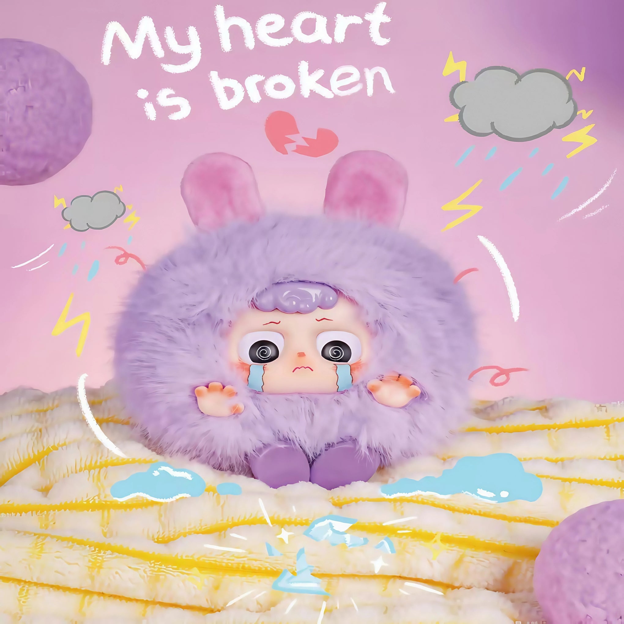 Heyme Dear Spookie Plush Blind Box – Cute Doll Keychain