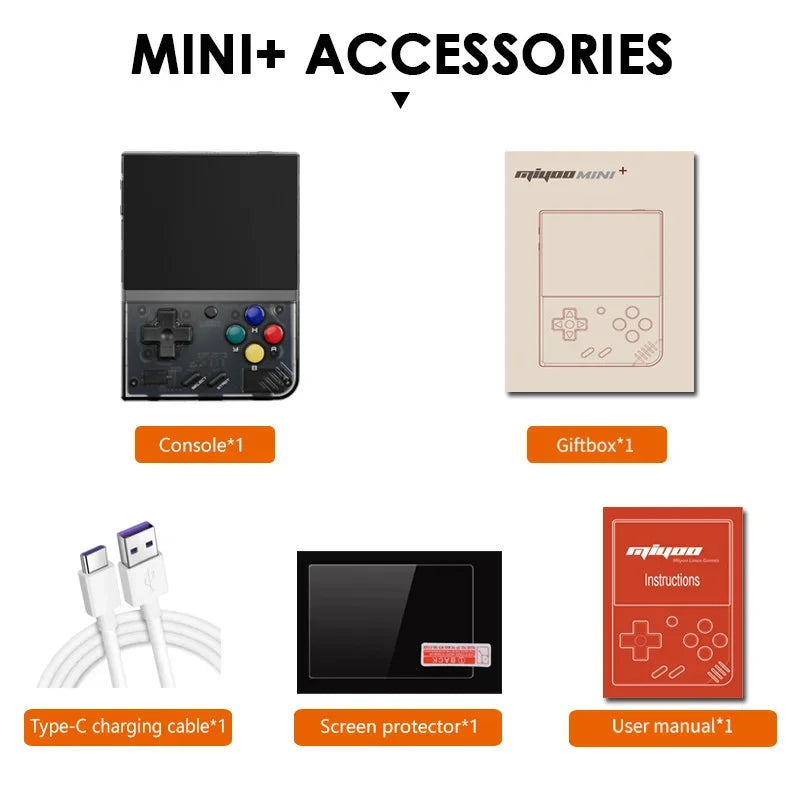 MIYOO Mini Plus V2 Handheld Game Console – IPS Screen