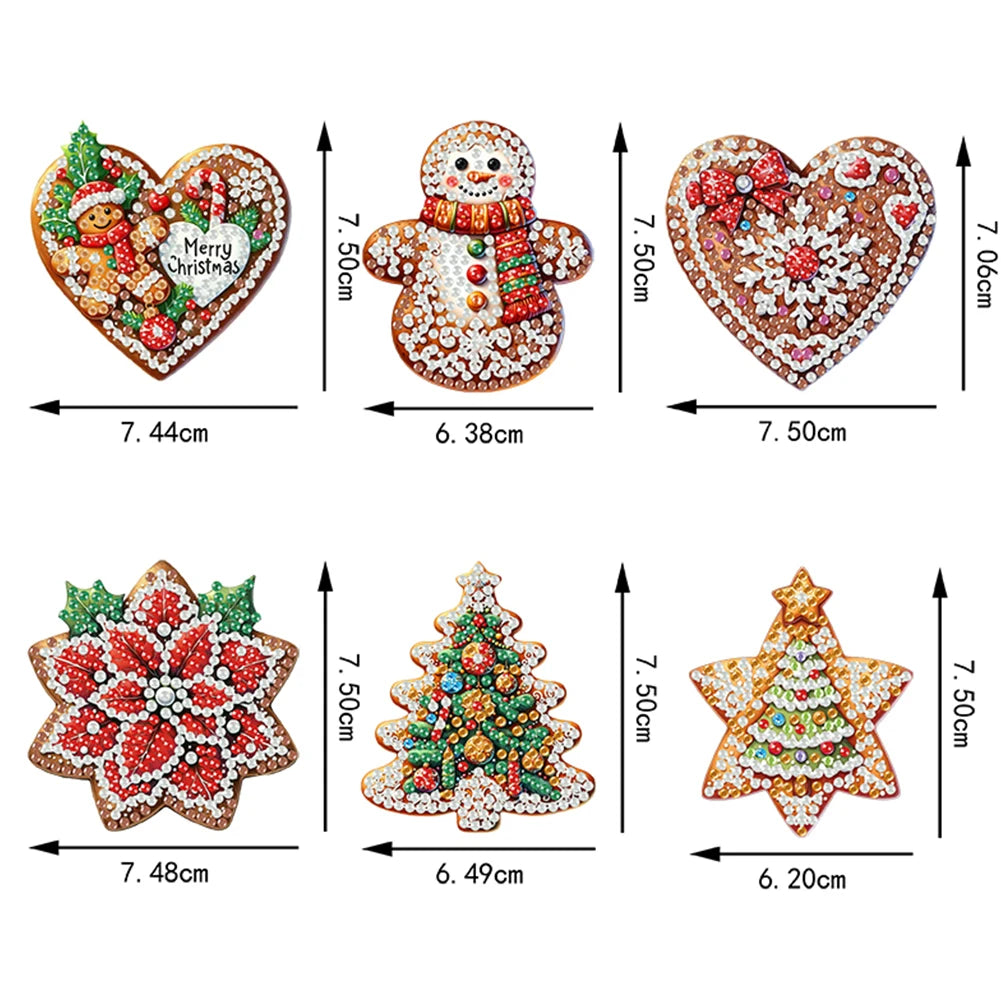 DIY 2D Diamond Art Kit – Flat Hanging Pendant Decoration