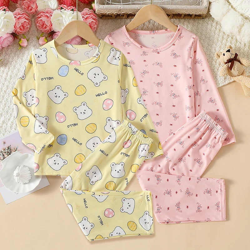 2-Piece Kids Summer Set – Short Sleeve Top & Shorts