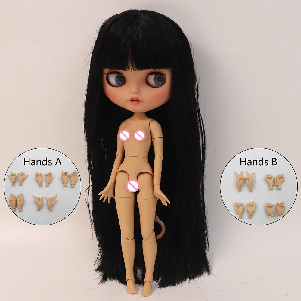ICY DBS 1/6 BJD Blythe Doll – 30CM Jointed Anime Doll Tan Skin