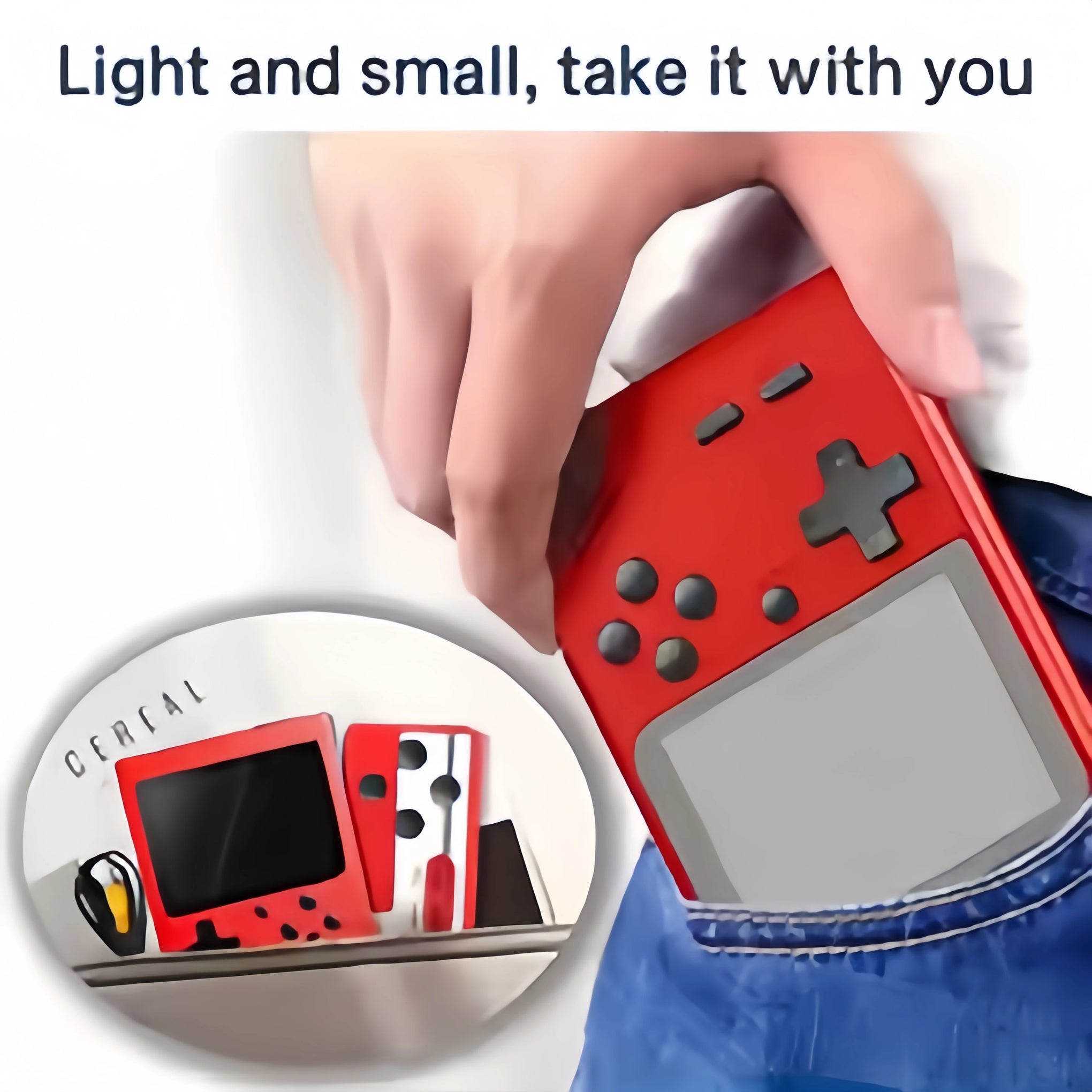3.0" Retro Handheld Game Console – 400 Built-In Games