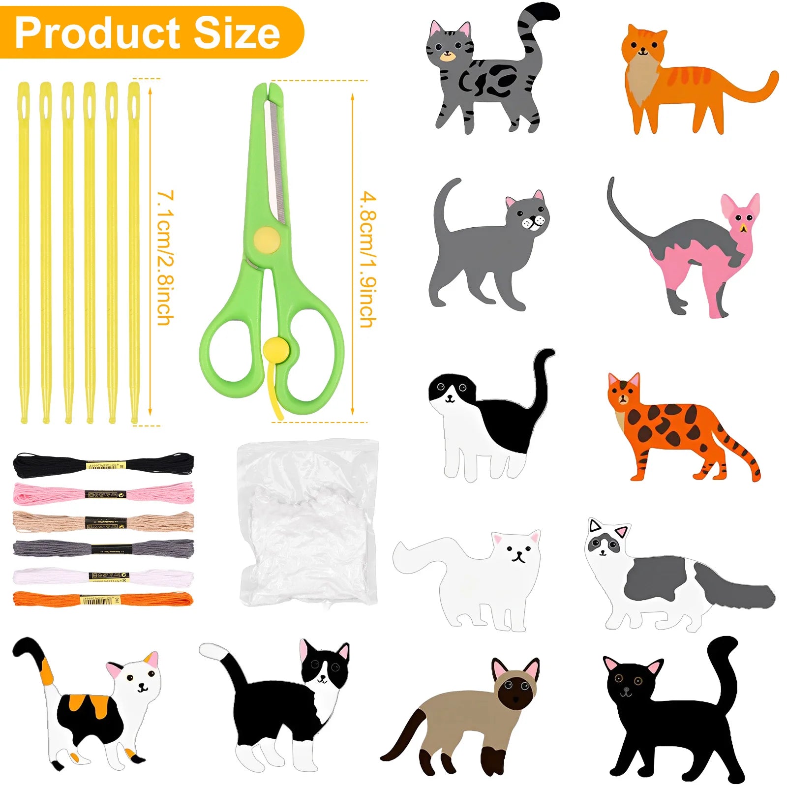 Kids Sea Animals Sewing Kit – Felt Plush Craft Set