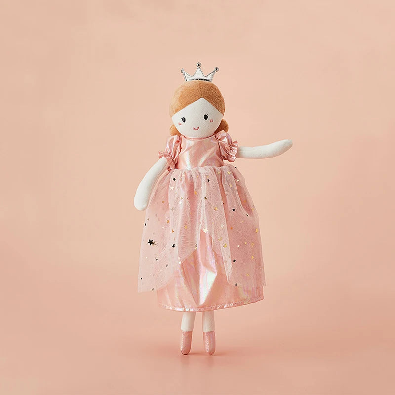 35/38CM Princess Plush Doll – Pink Dress Soft Stuffed Toy