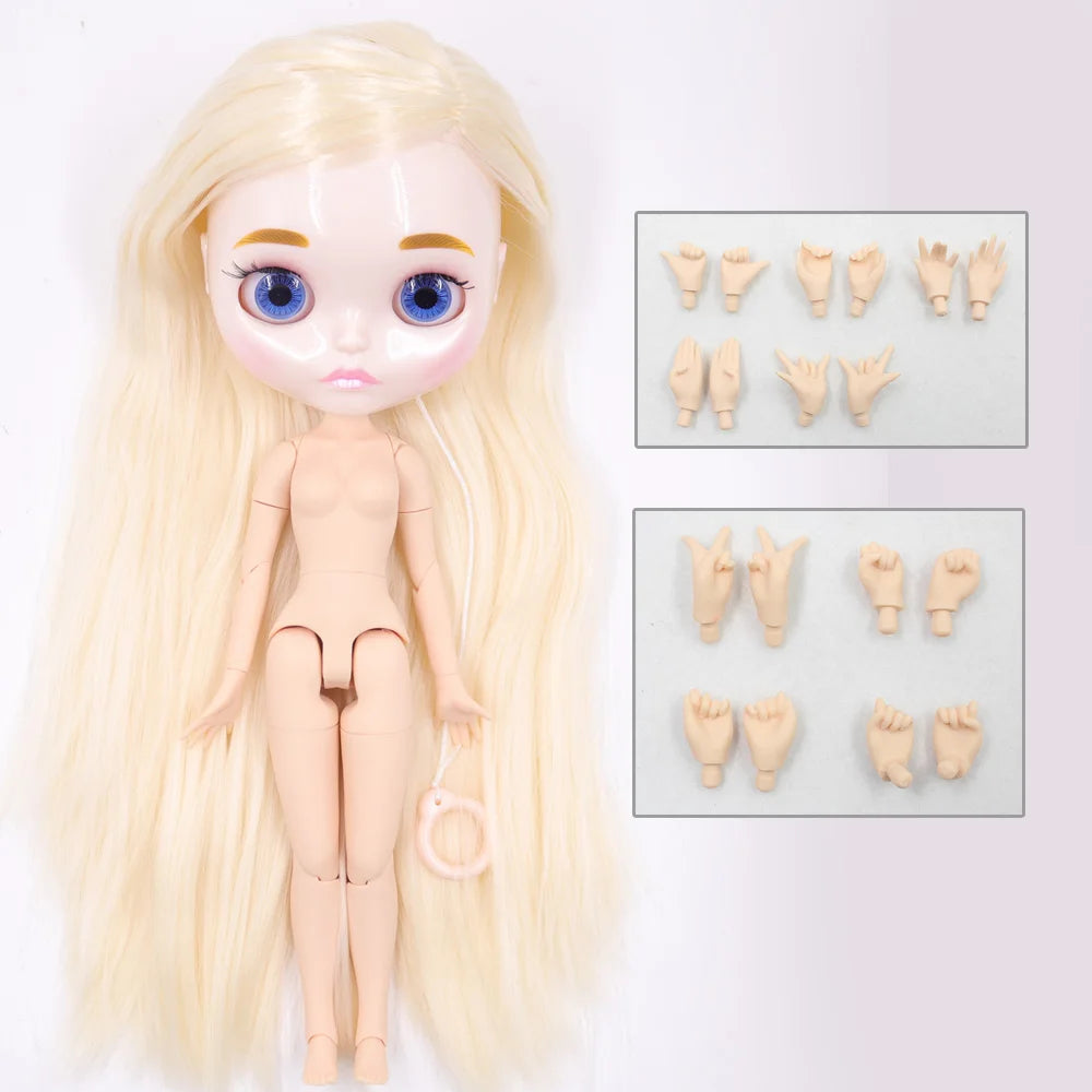 ICY DBS 1/6 BJD Blythe Doll – 30cm Jointed Anime Doll White Skin