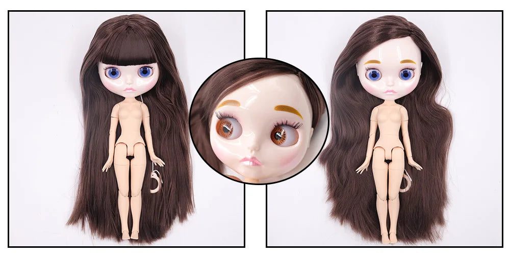 ICY DBS 1/6 BJD Blythe Doll – 30cm Jointed Anime Doll White Skin