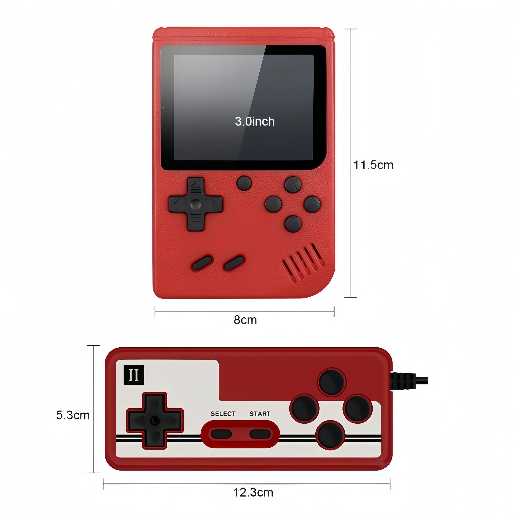 3.0" Retro Handheld Game Console – 400 Built-In Games