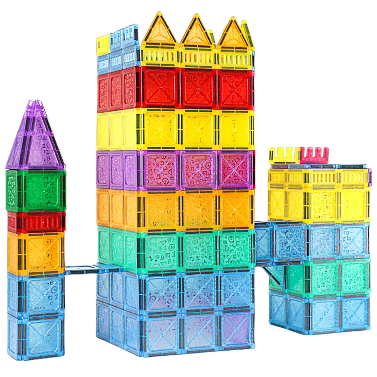Magnetic Tiles Building Blocks – STEM Toy for Kids 3-8