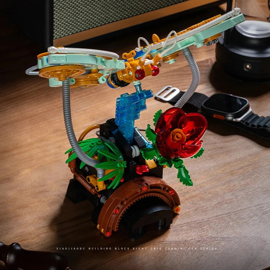 576PCS MOC Mechanical Butterfly – Biomimetic Steampunk Insect Model