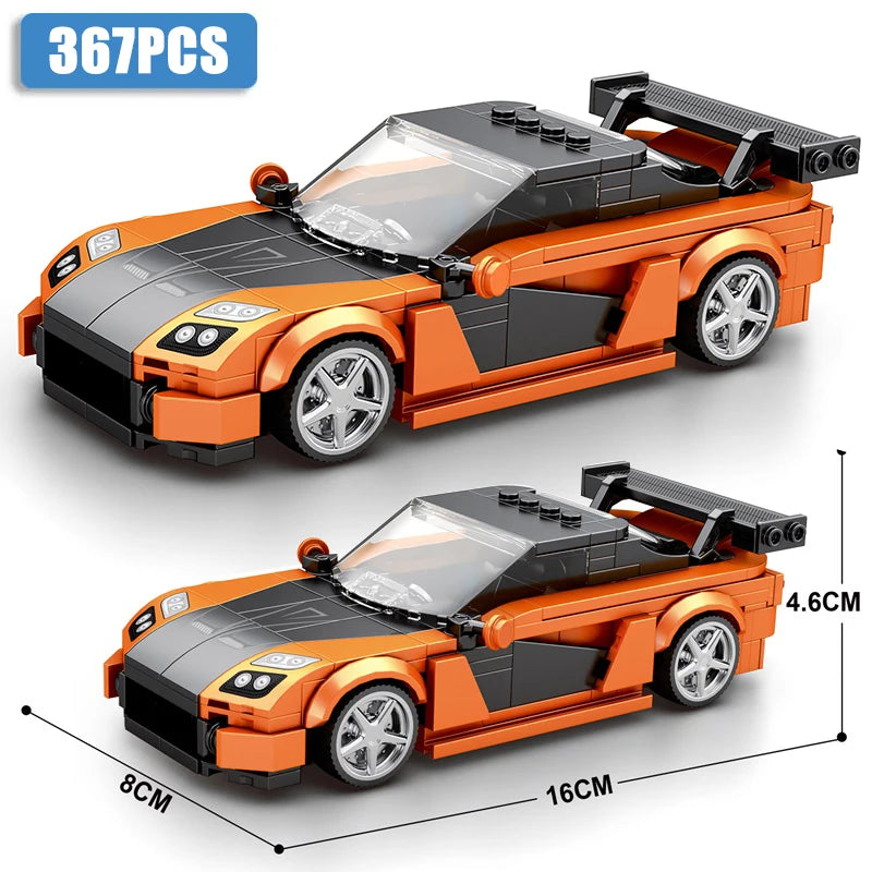 Speed Series Supercar Building Blocks