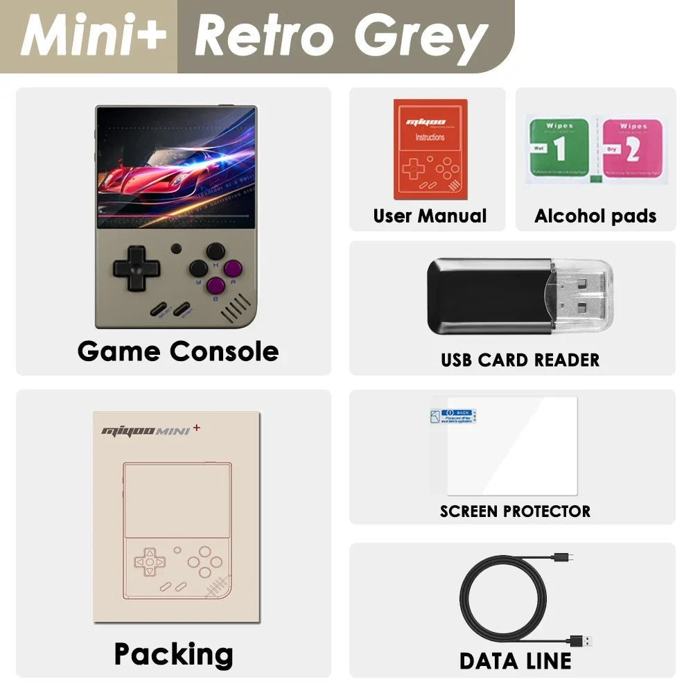 MIYOO Mini Plus V2 Handheld Game Console – IPS Screen