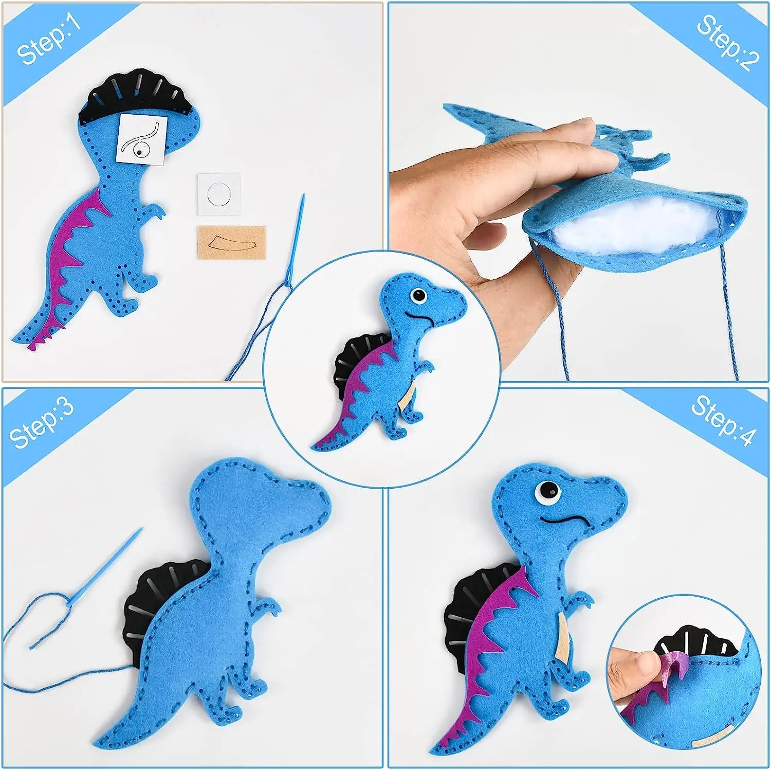 Woodland Animals Sewing Kit – DIY Felt Plush Craft for Kids