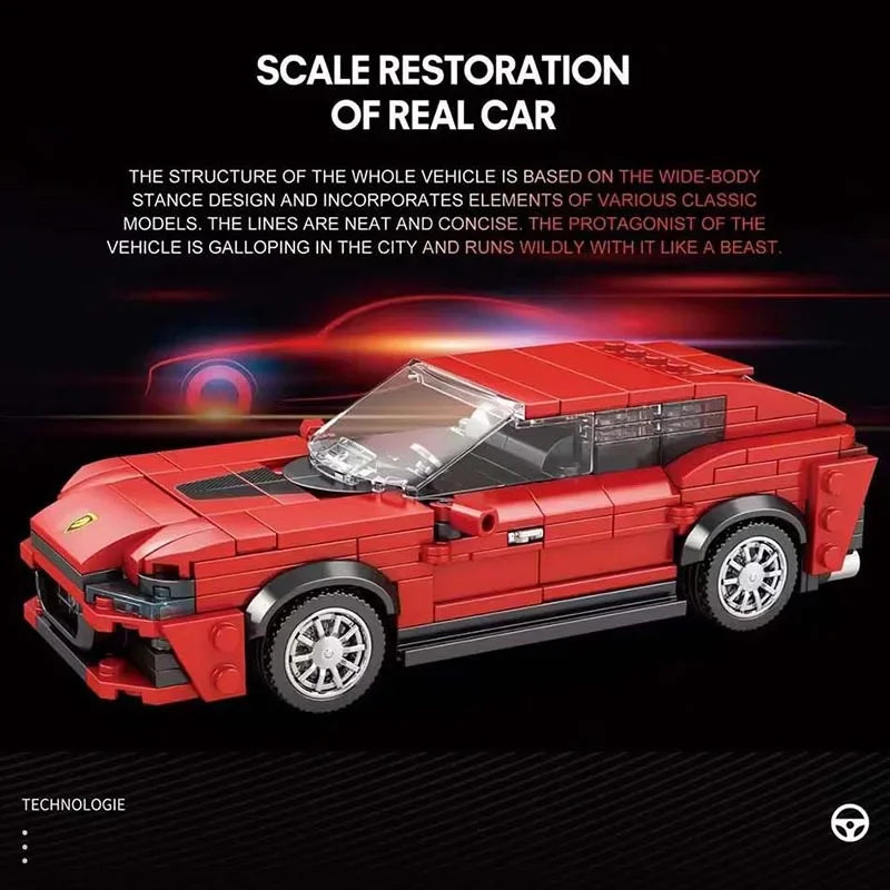 Speed Series Supercar Building Blocks