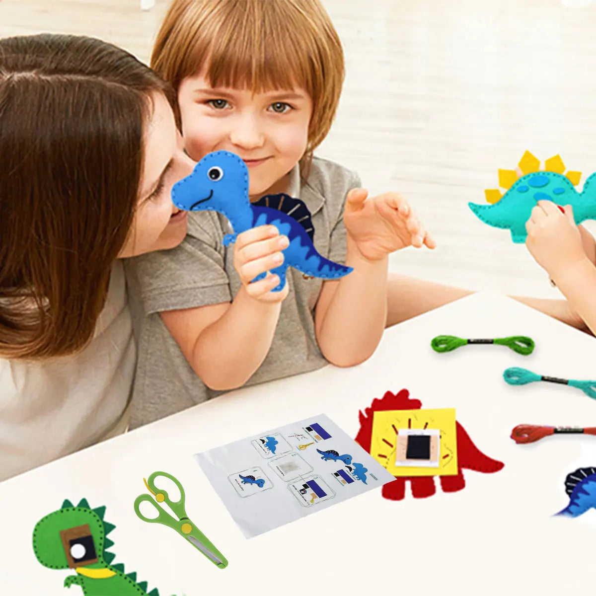 DIY Felt Animal Sewing Kit – Forest Creatures Plush Craft for Kids