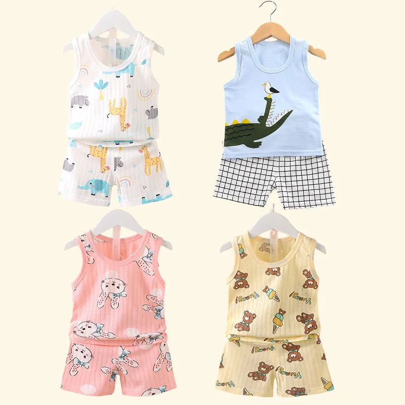 Kids Summer Tank & Shorts Set