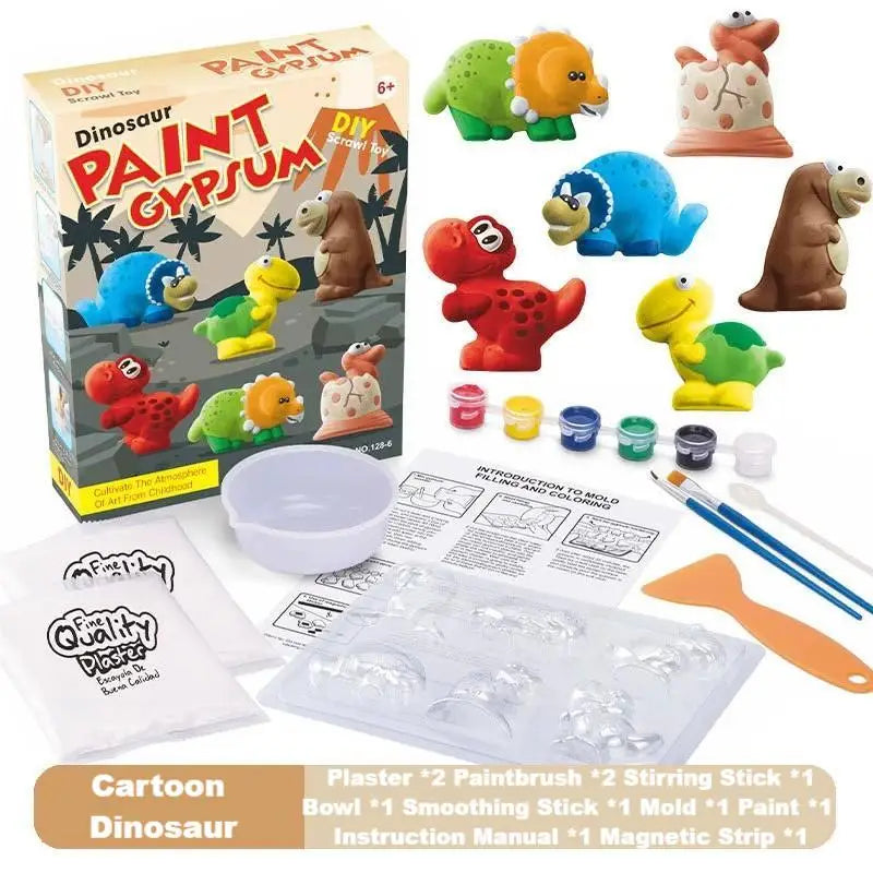 DIY Plaster Doll Painting Kit – Arts & Crafts Set for Kids