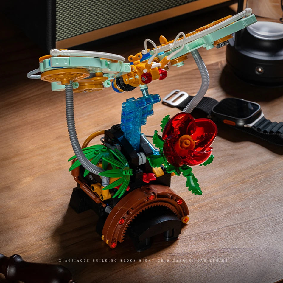 576PCS MOC Mechanical Butterfly – Biomimetic Steampunk Insect Model