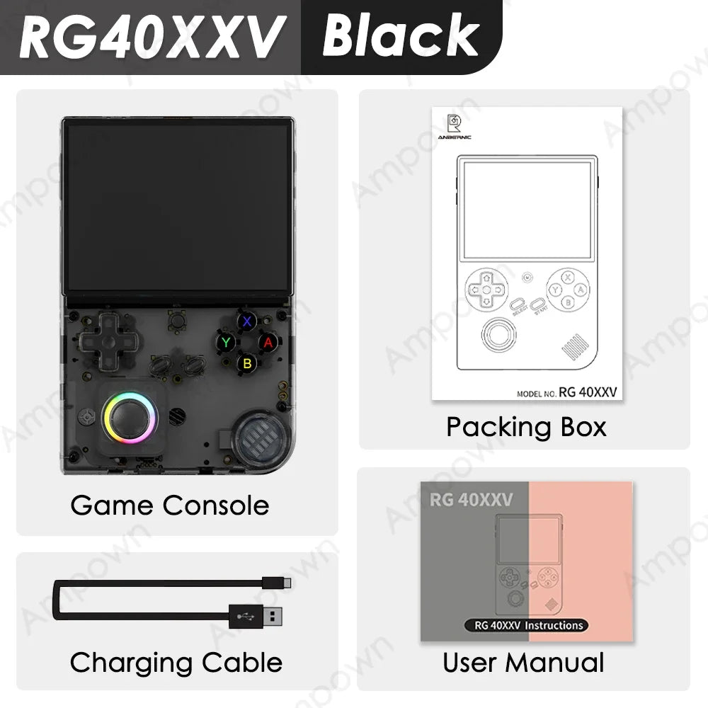 ANBERNIC RG40XXV Handheld Game Console – 4" IPS Screen