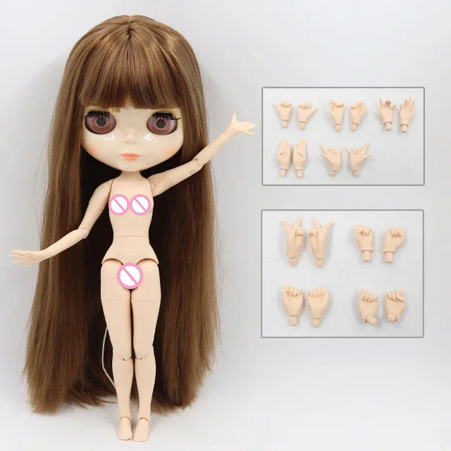 ICY DBS 1/6 BJD Blythe Doll – 30cm Jointed Anime Doll White Skin