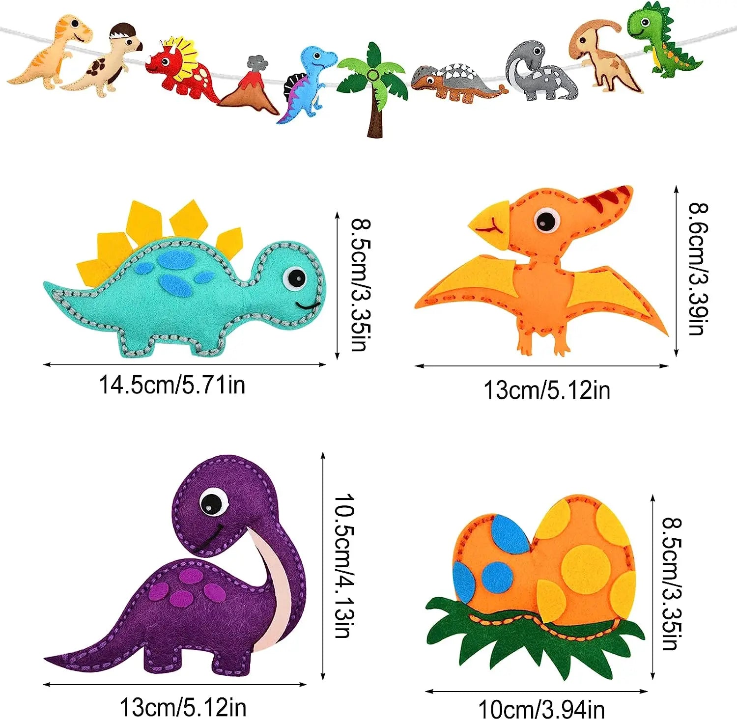 Woodland Animals Sewing Kit – DIY Felt Plush Craft for Kids