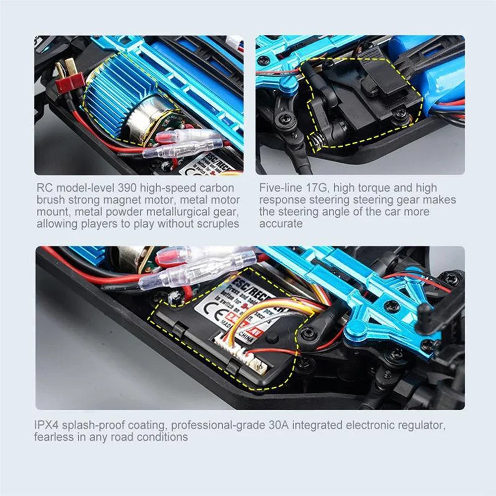 WLtoys 1:16 RC Car – High Speed 4WD Off-Road Monster Truck