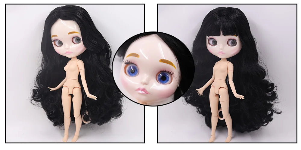 ICY DBS 1/6 BJD Blythe Doll – 30cm Jointed Anime Doll White Skin