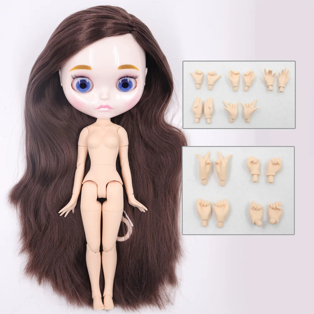 ICY DBS 1/6 BJD Blythe Doll – 30cm Jointed Anime Doll White Skin
