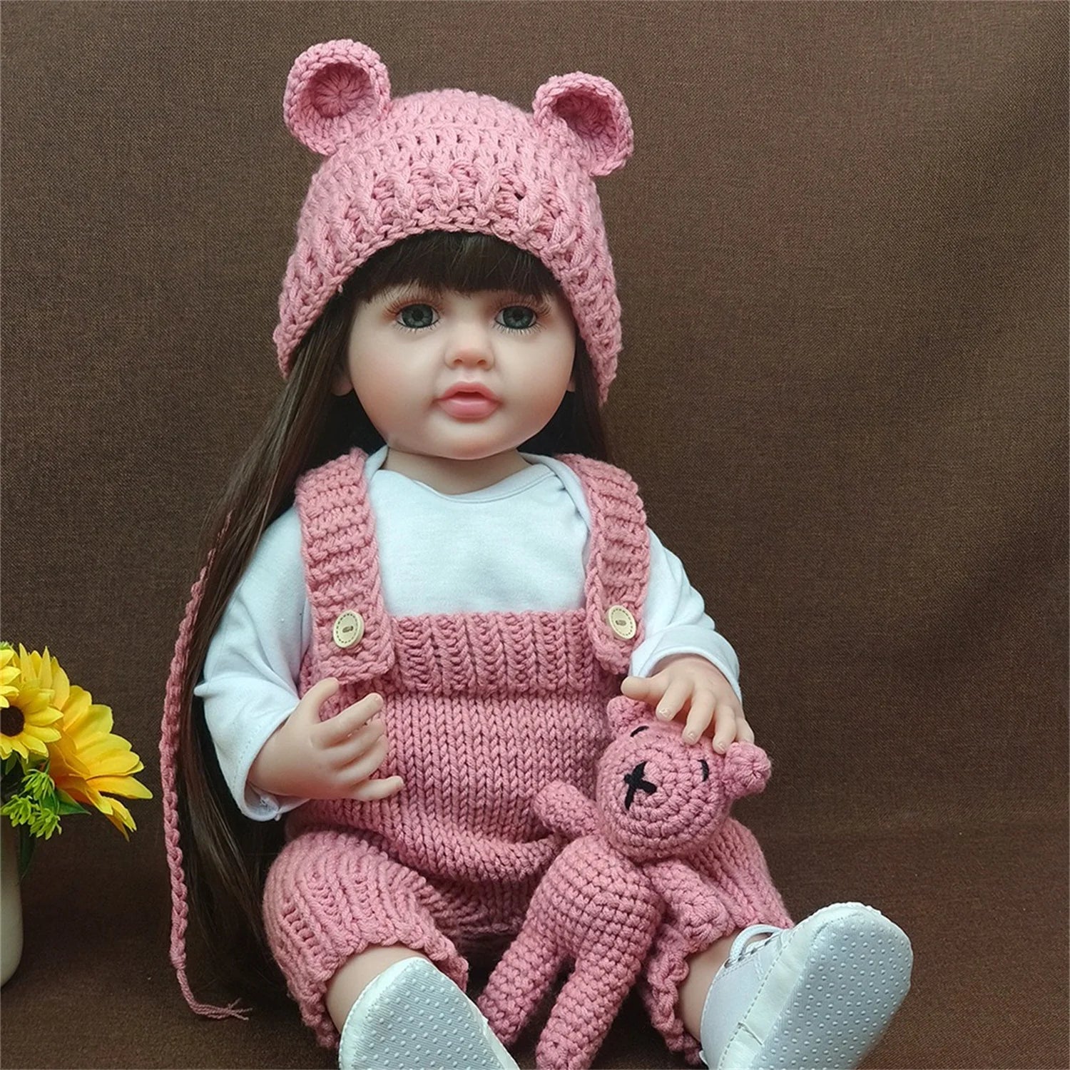 50CM Reborn Silicone Baby Doll – Realistic Newborn Girl