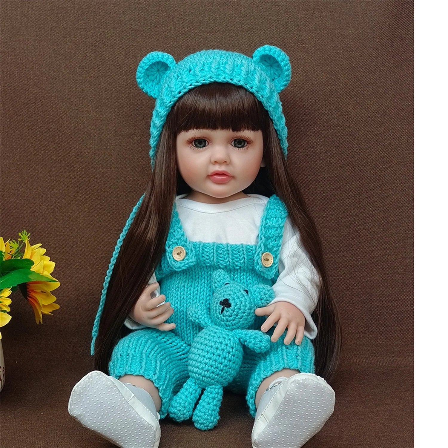 50CM Reborn Silicone Baby Doll – Realistic Newborn Girl