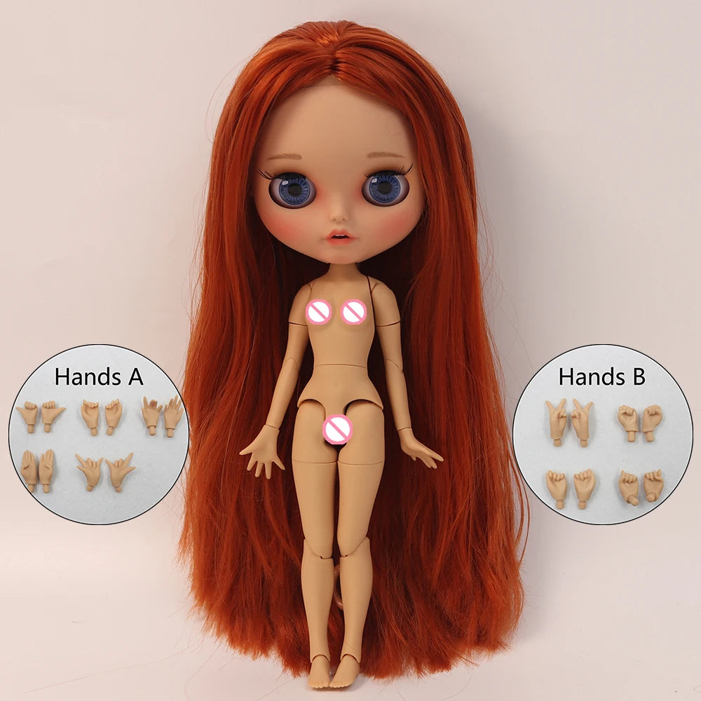 ICY DBS 1/6 BJD Blythe Doll – 30CM Jointed Anime Doll Tan Skin