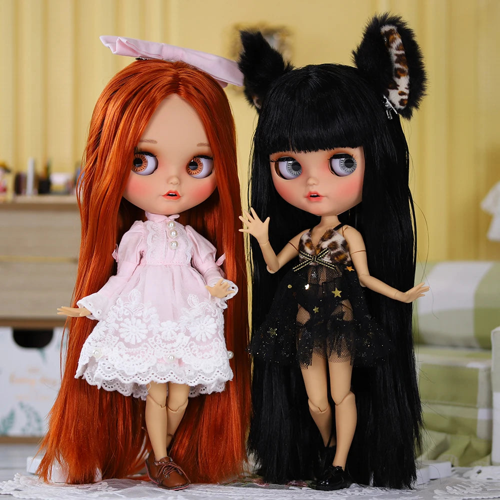 ICY DBS 1/6 BJD Blythe Doll – 30CM Jointed Anime Doll Tan Skin