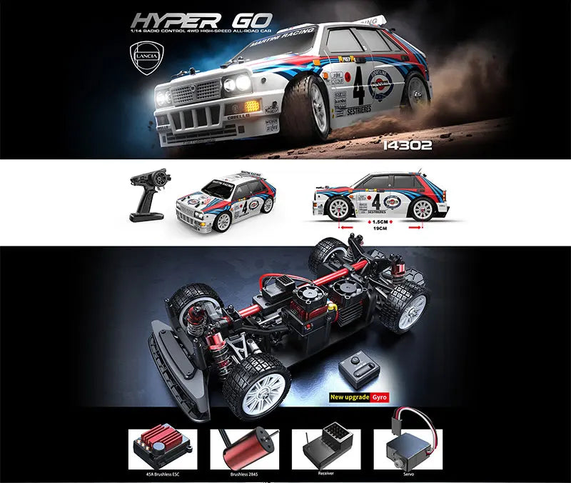 Hyper Go MJX 14301/14302/14303 – 1/14 Scale Brushless 4WD RC Car