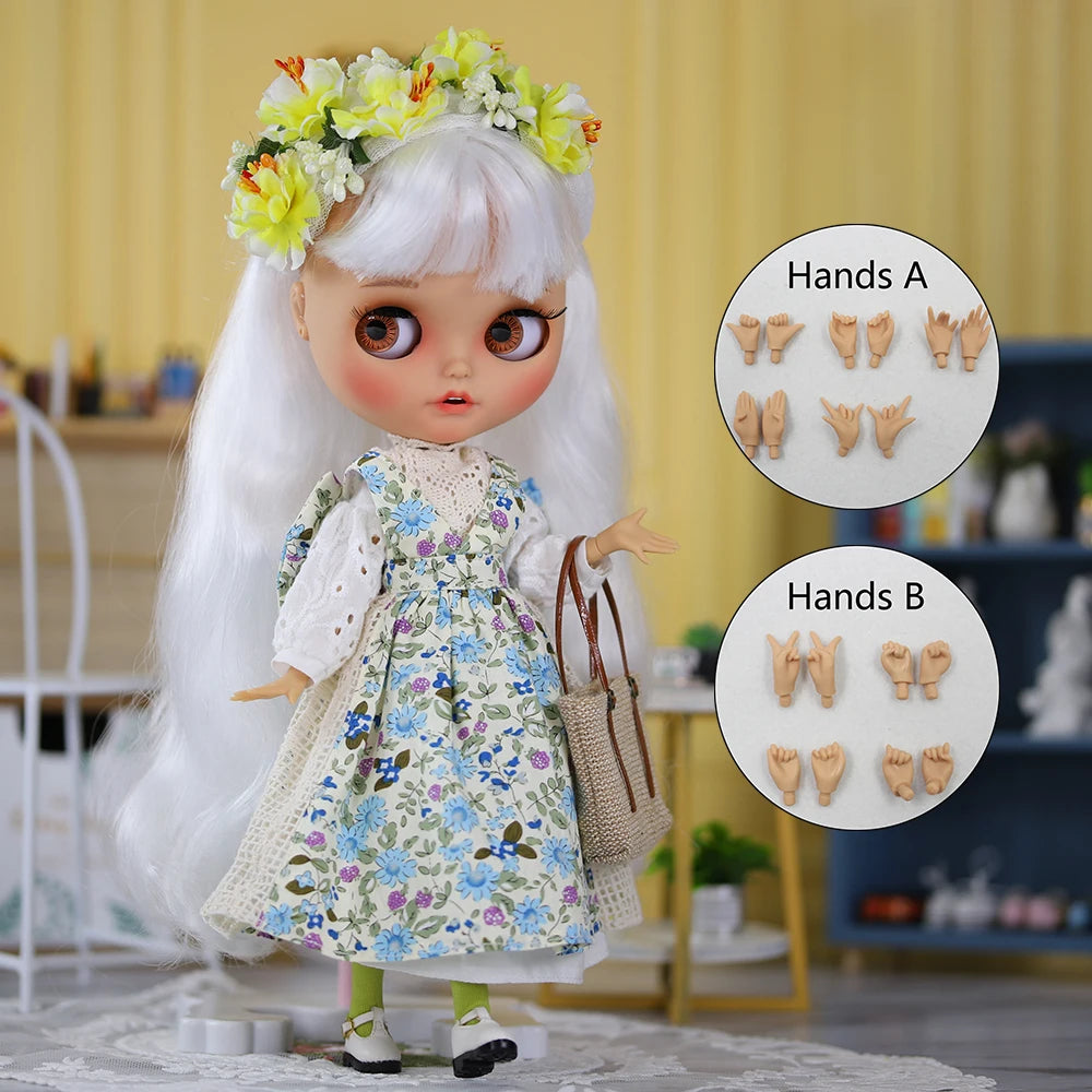 ICY DBS 1/6 BJD Blythe Doll – 30CM Jointed Anime Doll Tan Skin