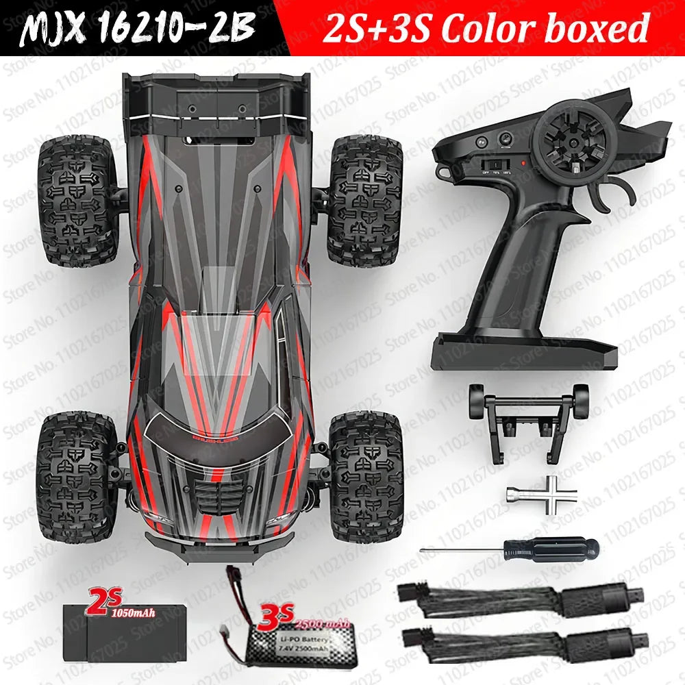 MJX Hyper Go 16208 Brushless RC Car – 1/16 Scale 4WD Pickup Truck