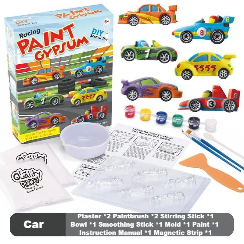 DIY Plaster Doll Painting Kit – Arts & Crafts Set for Kids