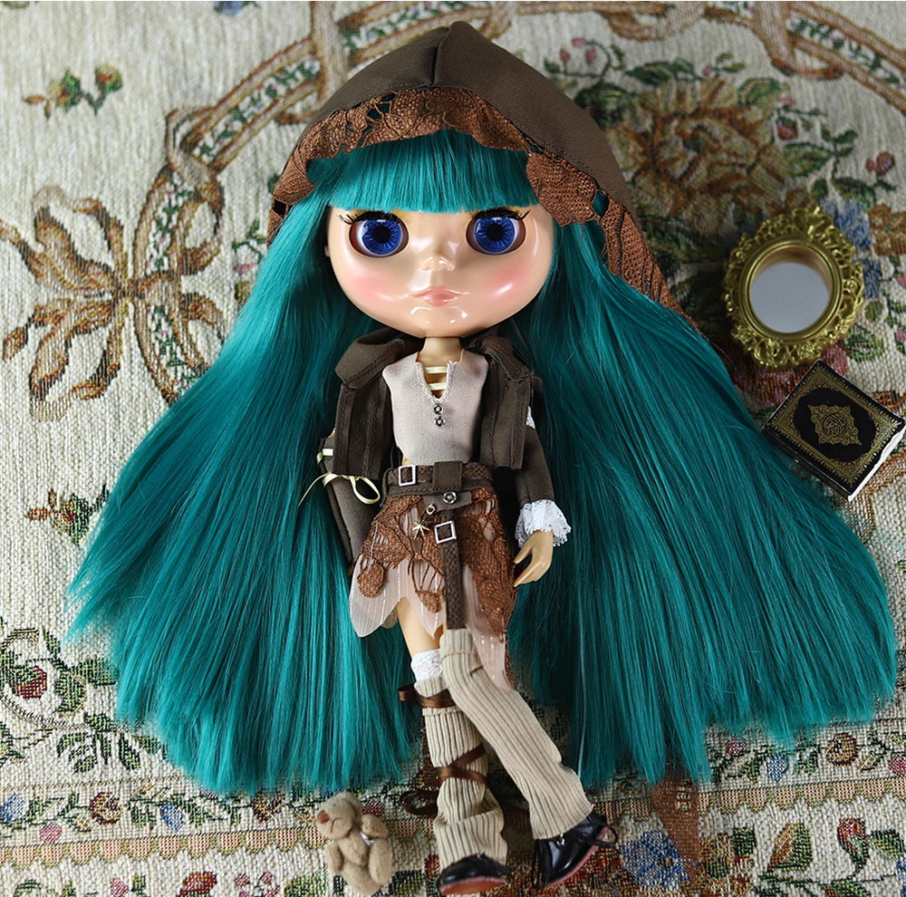 ICY DBS Blyth Doll Joint Body 30CM BJD Toy White Shiny Face and frosted Face with Extra Hands AB and Panel 1/6 DIY Fashion Doll