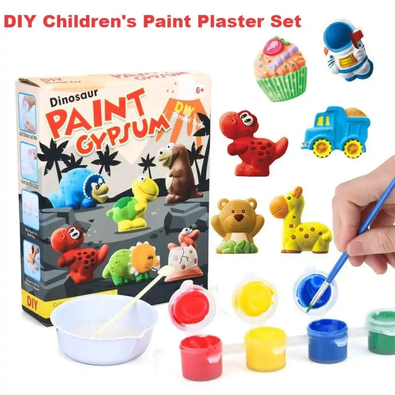 DIY Plaster Doll Painting Kit – Arts & Crafts Set for Kids