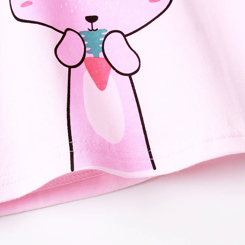 Kids Summer Pajama Set – Dinosaur Cartoon Vest & Shorts