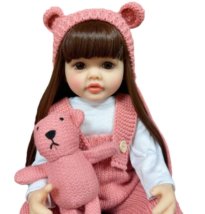 50CM Reborn Silicone Baby Doll – Realistic Newborn Girl
