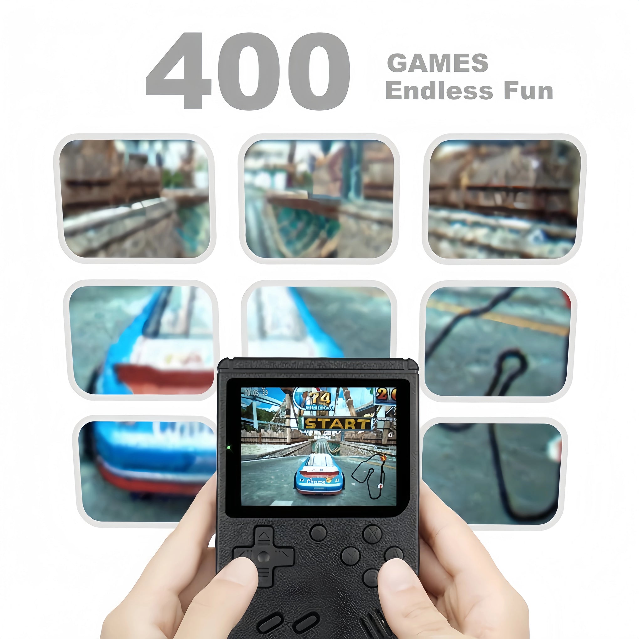 3.0" Retro Handheld Game Console – 400 Built-In Games