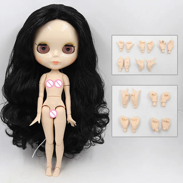 ICY DBS 1/6 BJD Blythe Doll – 30cm Jointed Anime Doll White Skin