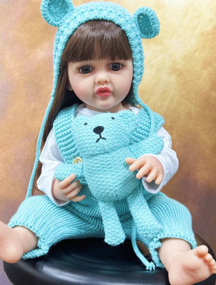 50CM Reborn Silicone Baby Doll – Realistic Newborn Girl