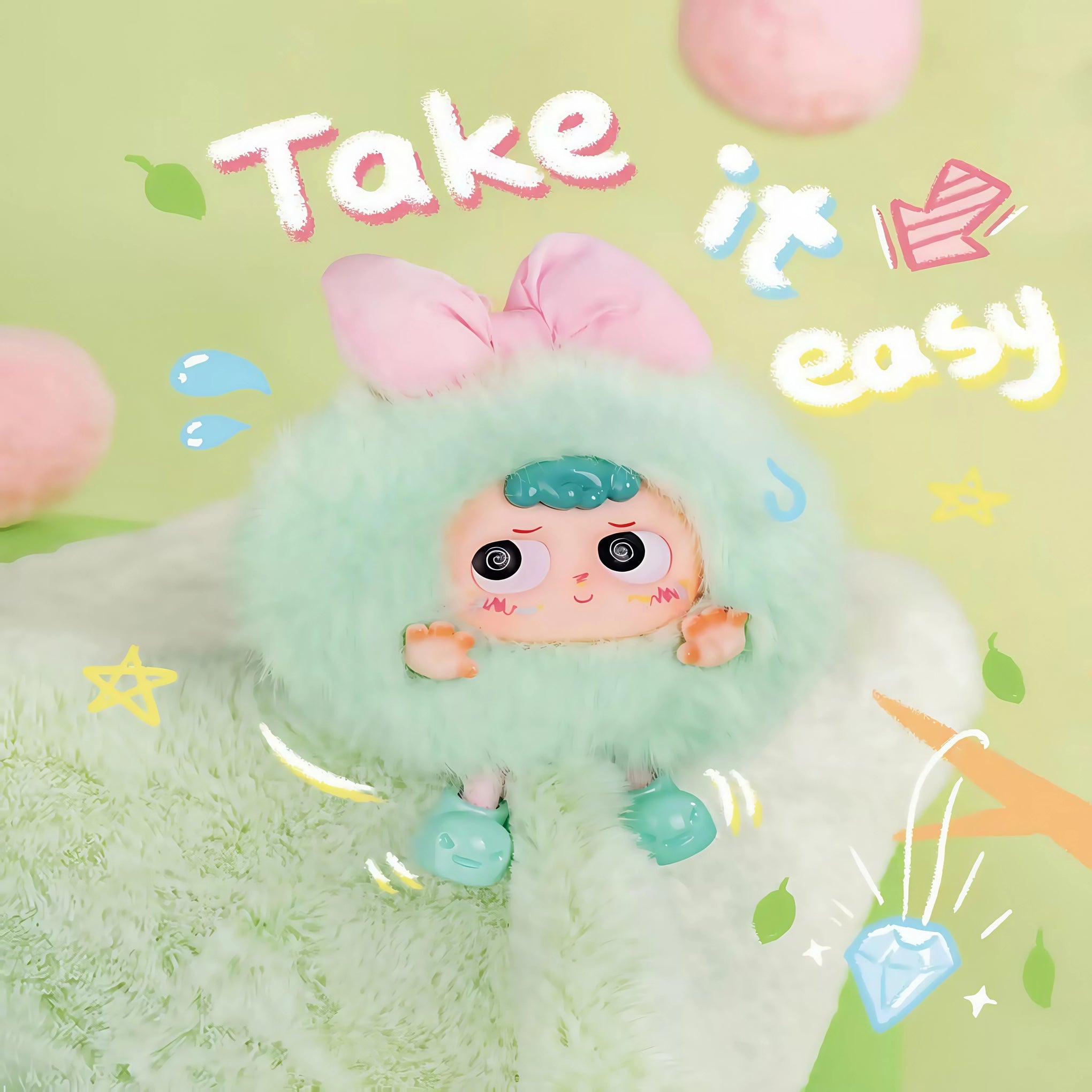 Heyme Dear Spookie Plush Blind Box – Cute Doll Keychain