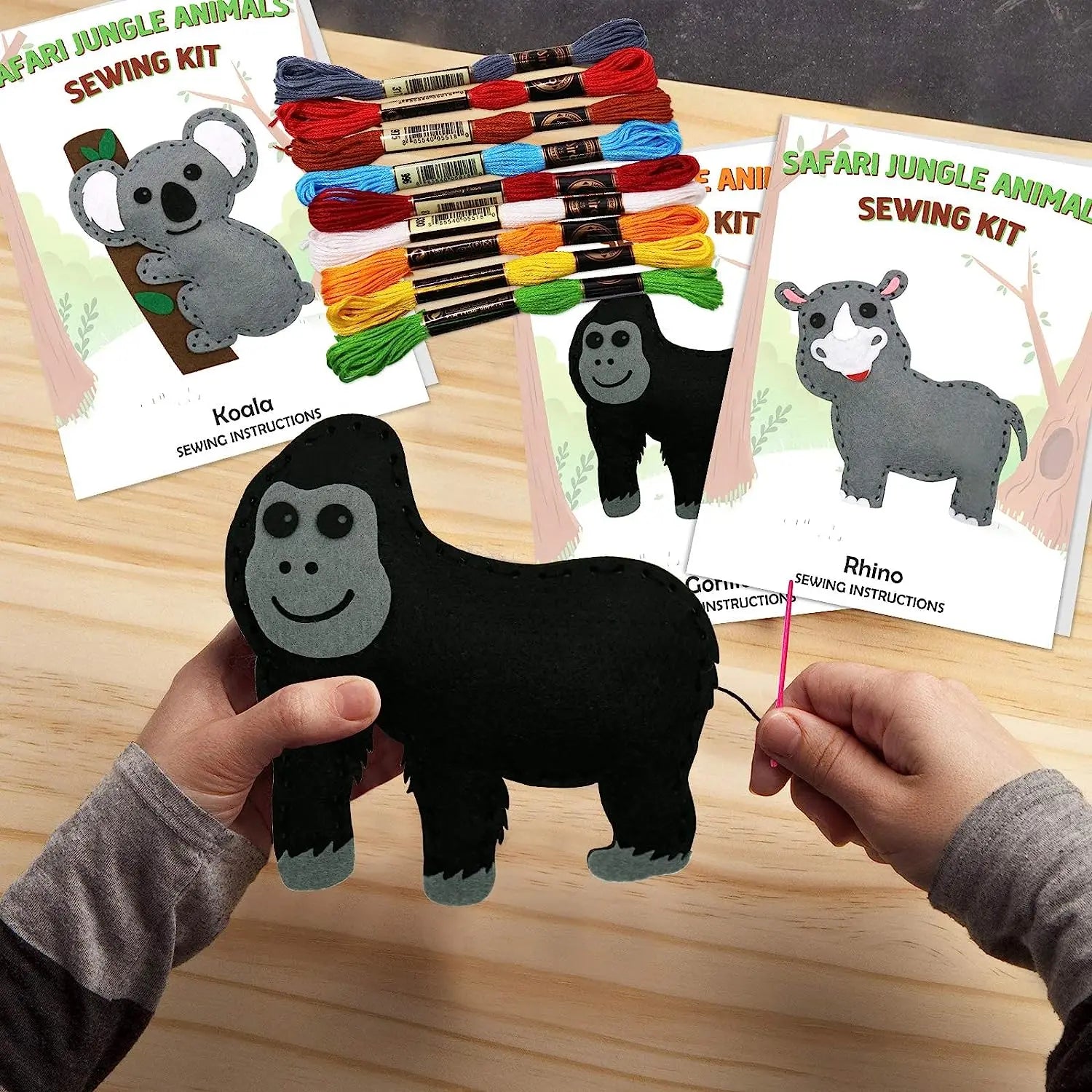 Woodland Animals Sewing Kit – DIY Felt Plush Craft for Kids
