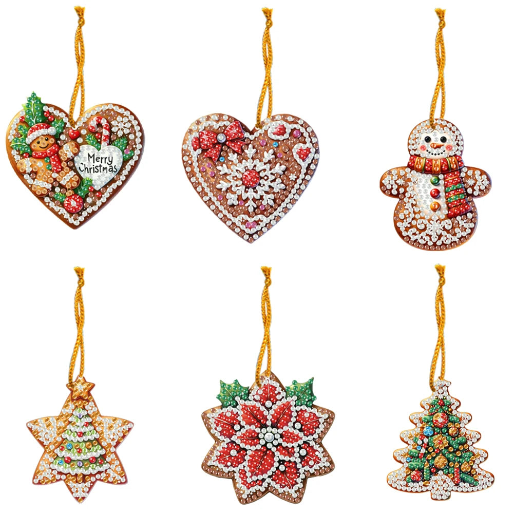 DIY 2D Diamond Art Kit – Flat Hanging Pendant Decoration