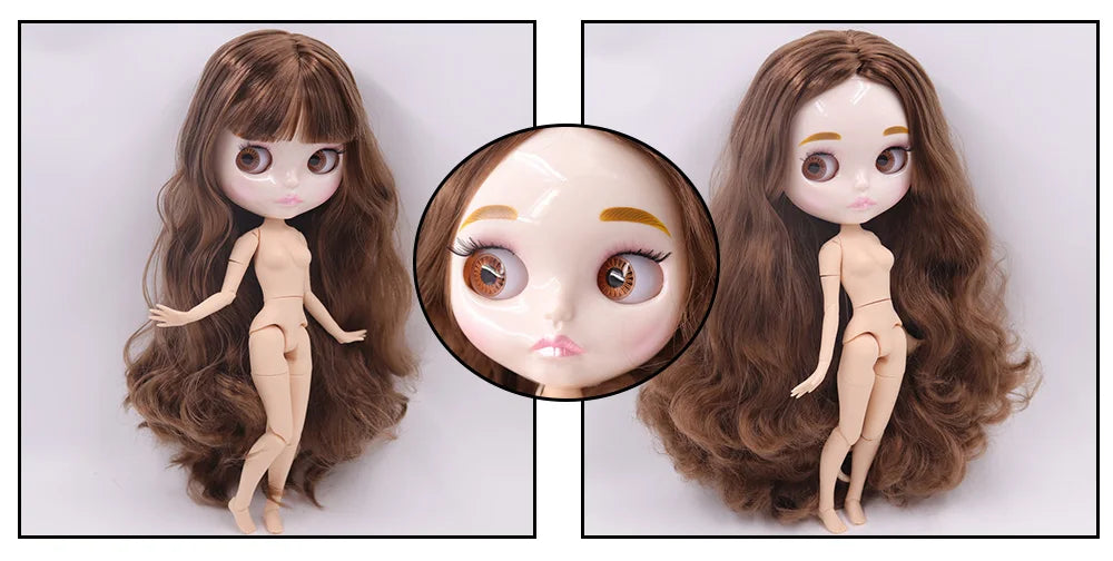 ICY DBS 1/6 BJD Blythe Doll – 30cm Jointed Anime Doll White Skin